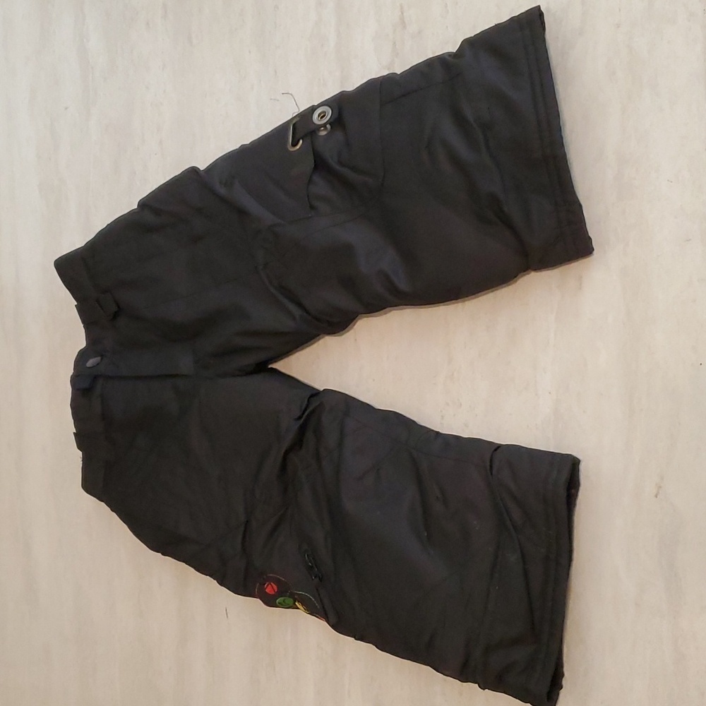 Snow Dragons Ski pants Toddler 2T‎ XXS Snow Winter Black Polyester